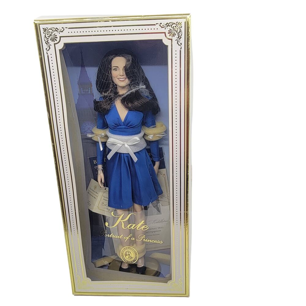 Franklin Mint 16-inch Portrait of a Princess vinyl doll Kate Middleton